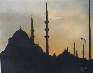 Sonnenuntergang in Istanbul